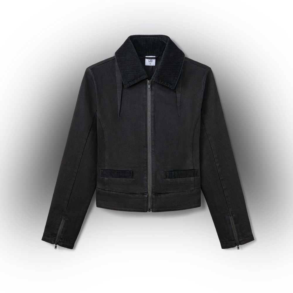 NWT Cabi Shrunken Moto Jacket Size M - Picture 4 of 6